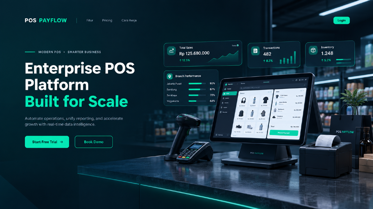 POS Enterprise Retail point-of-sale platform interface
